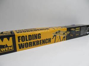 lot 187 image: Brand New WEN Folding Workbench