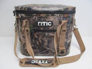 lot 242 image: Waterproof RTIC Camo Cooler