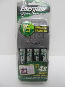 lot 256 image: Brand New ENERGIZER Battery Charger wRechargeable Batteries