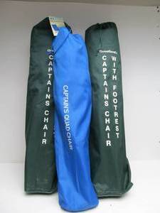 lot 267 image: 3 Folding Camp Chairs