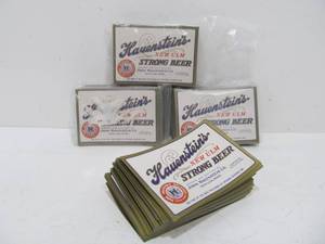 lot 132 image: Huge Lot of NOS Vintage Hauenstein Beer Bottle Labels