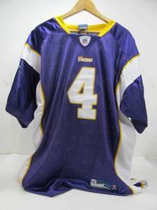 lot 138 image: BRETT FAVRE Minnesota Vikings Jersey