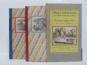 lot 148 image: Near Mint 1946 2-Book Set - Alices Adventures in Wonderland & Through the Looking Glass