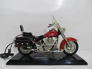lot 202 image: Very Cool Working HARLEY DAVIDSON Motorcycle Telephone