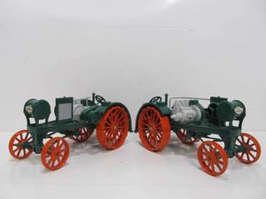lot 203 image: 2 Ertl Diecast Metal Overtime Tractors
