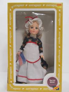lot 271 image: New in Box Vintage BETSY ROSS Doll by Effanbee