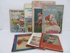 lot 272 image: Collection of Vintage NIGHT BEFORE CHRISTMAS Books