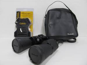 lot 278 image: Nice Pair of BUSHNELL Falcon Binoculars & Brand New Binocular Harness