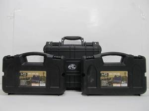 lot 281 image: 3 Unused Foam Filled Pistol Cases