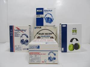 lot 288 image: 5 Brand New Sound Blocking Earmuffs 