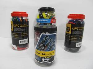 lot 303 image: 4 Jars of Brand New Bungee Cords