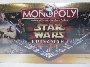 lot 157 image: Brand New Monopoly STAR WARS Episode 1 Special Edition - Factory Sealed