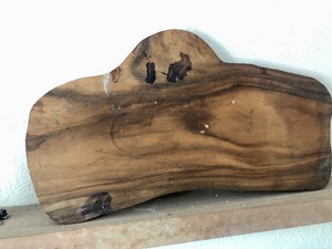 lot 337 image: Heavy Large Thick Natural Wood Slab