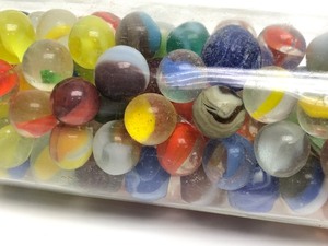 lot 207 image: Jar Full of Vintage Marbles