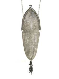 lot 353 image: 2 Antique 1920s Metal Mesh Purses