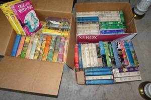lot 129 image: 1950s and 60s Teen Girl Hardcover Books - Nancy Drew, Penny Parker, Pollyanna
