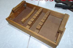 lot 154 image: Chicago Cutlery Under Cabinet Wood Knife Block
