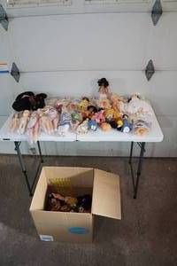 lot 30 image: Assorted Vintage Doll Crafting Supplies and Parts