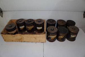 lot 45 image: Antique Granger Rough Cut Pipe Tobacco Cans