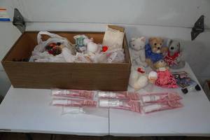 lot 51 image: Vintage Doll Crafting Supplies and Parts