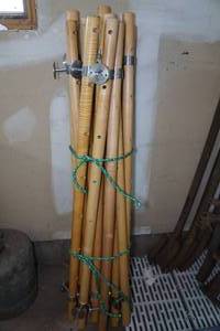 lot 63 image: Wood Hand Rails