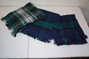 lot 71 image: Plaid Scarves