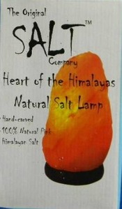 lot 4 image: (Brand New) The Original Salt Company Salt Lamp