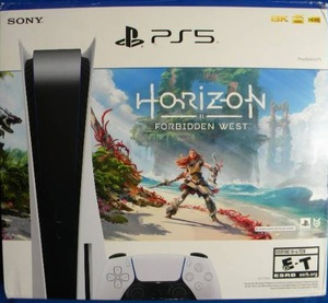 lot 1 image: (Brand New) Sony PlayStation 5 Horizon Forbidden West Console (Brand New) Very HARD to Find SOLD OUT Locally