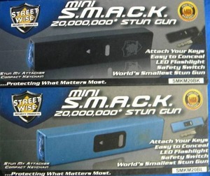 lot 88 image: ((BRAND NEW)) 2 - Streetwise Mini SMACK 20,000,000 Stun Guns
