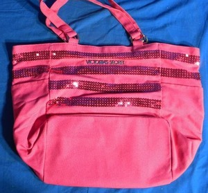 lot 108 image: Victoria Secret Purse Lot - Pink Sparkle