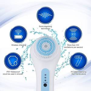 lot 84 image: ((BRAND NEW)) Prospera Ultrasonic Facial Brush - White (Brand New)