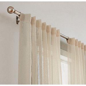 lot 134 image: ((BRAND NEW)) Style 212 Sheer 100 x 84 Window Panel Pair