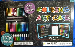 lot 139 image: ((BRAND NEW)) 178 Piece Folding Art Case