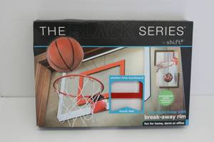The Black Series By Shift Pro Style Door Basketball Hope With Break- Away Rim