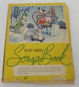 Vintage Scapbook Includes Antique Airline Tickets And More