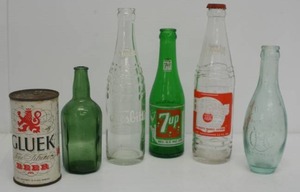 Group Of Antique Bottles And More