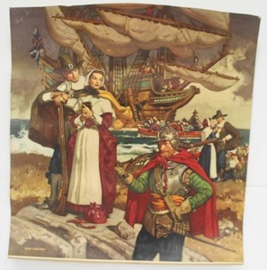 Dean Cornwell Settlers Poster 20 12 x 22 34