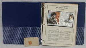 Album Of First Day Covers And  1862-71 2 Cent US Revenue Stamp