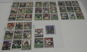 Group Of Misc. Football  Cards In Plastic Holders