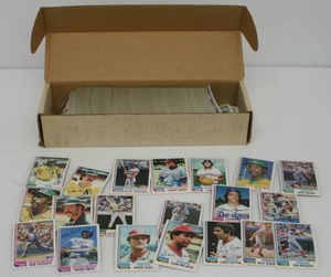 Box Of 1982 Topps Baseball Cards