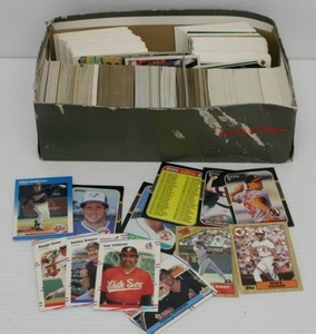 Box Of Misc. Unsorted Baseball Cards