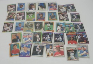 Group Of Vintage Baseball Cards In Protective Sleeves