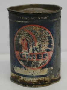 Antique Chief Lubricants Can