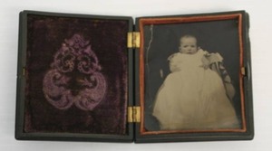 Vintage Tintype In Ornate Case