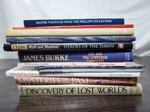 Collection Of Mythology Books, Art Books, And More