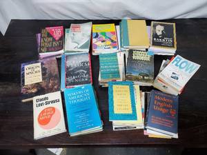 Collection Of Fiction Books, Reference Books, And More