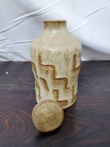 Stoneware Jar With Stopper