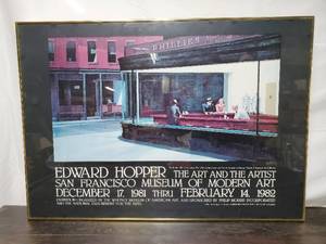 Framed Edward Hopper Gallery Poster