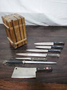 Knives With Block