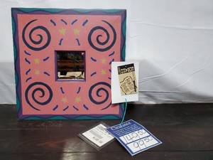 Art Mirror With Spiral Multicolored Bevel